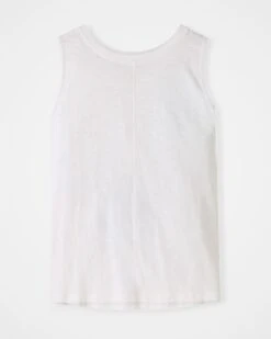 Organic Cotton Pleat Back Tank -Celtic & Co Store 189084
