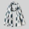 Printed Lightweight Linen Blend Scarf -Celtic & Co Store 189099
