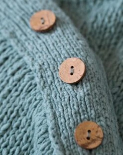 Linen Blend Slub Knit Button Detail Sweater -Celtic & Co Store 190290
