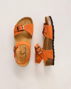 Low Wedge Double Buckle Sandals -Celtic & Co Store 190482