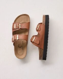 Mid Form Double Buckle Sandals -Celtic & Co Store 190496