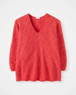 Alpaca / Merino V Neck Sweater -Celtic & Co Store 190630