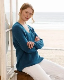 Cocoon V Neck Sweater -Celtic & Co Store 191042