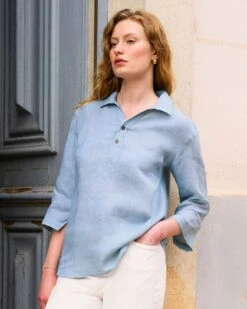 Linen Polo Shirt -Celtic & Co Store 191247