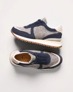 Wool Panel Sneakers