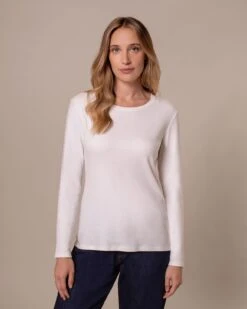 Organic Cotton Long Sleeve T Shirt -Celtic & Co Store 196632