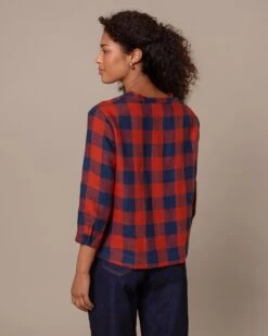 Check Swing Blouse -Celtic & Co Store 196763