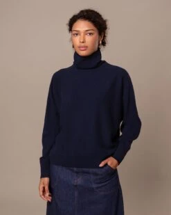 Lambswool Roll Neck Dolman Sweater 8 Lambswool Roll Neck Dolman Sweater -Celtic & Co Store 196822