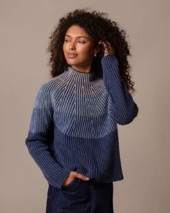 Faded Funnel Neck Sweater -Celtic & Co Store 196856