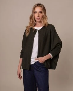 Fine Knit Merino Cardigan -Celtic & Co Store 196866