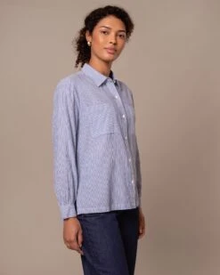 Side Split Cotton Shirt -Celtic & Co Store 196884