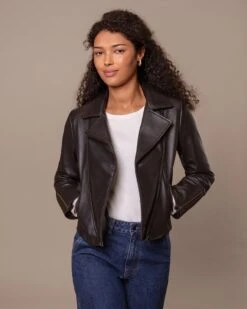 Classic Leather Biker Jacket