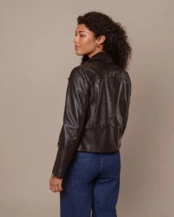 Classic Leather Biker Jacket -Celtic & Co Store 196920