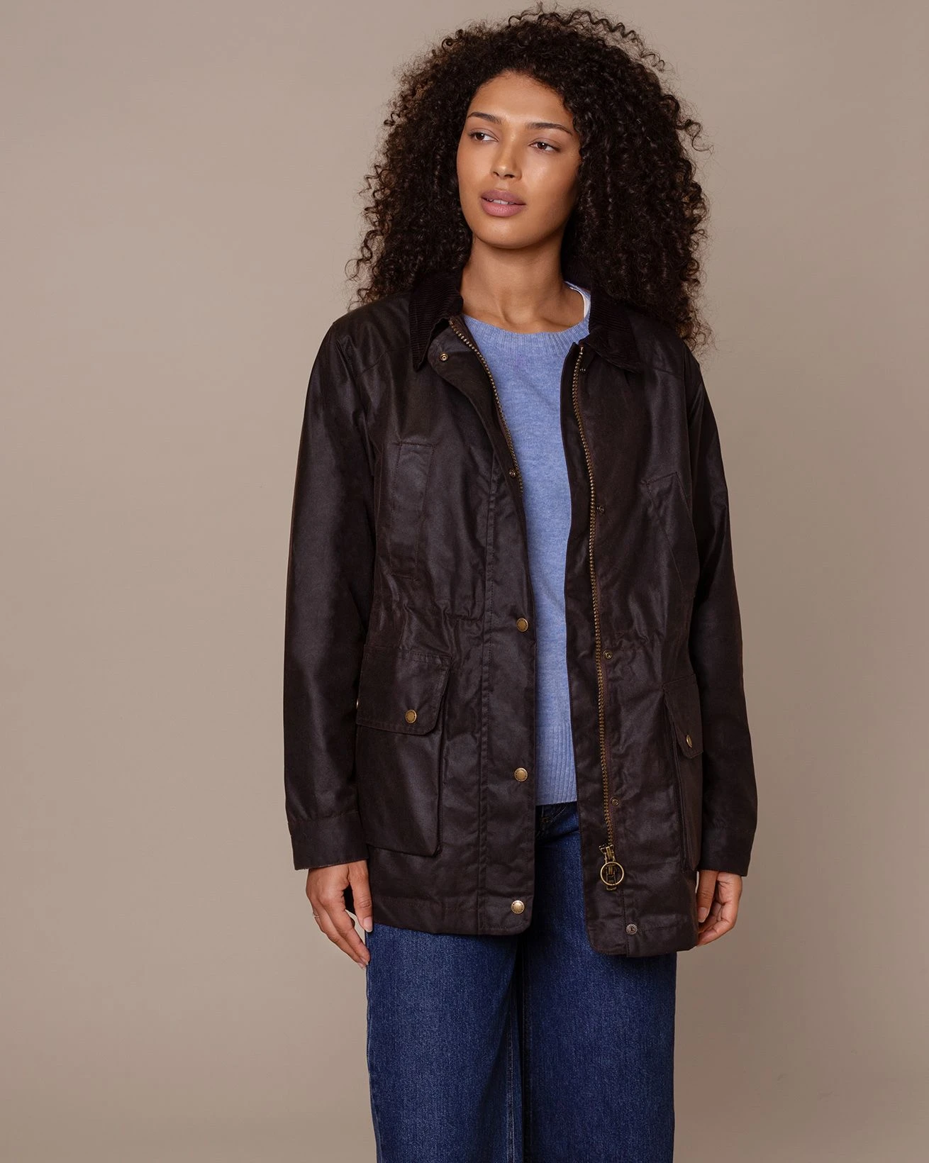 Waxed Cotton Zip Through Jacket 7 Waxed Cotton Zip Through Jacket - Image 5