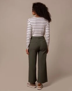 Wide Leg Cropped Pants -Celtic & Co Store 196995