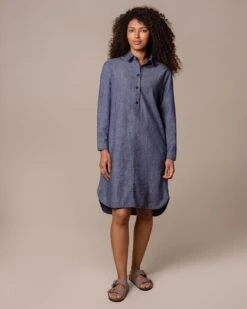 Textured Knee Length Dress -Celtic & Co Store 197018