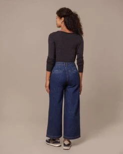 Wide Leg Cropped Jeans -Celtic & Co Store 197047