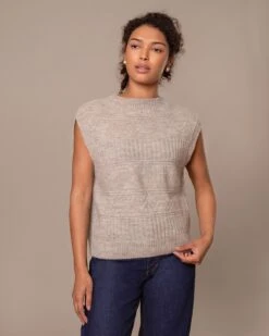 British Wool Stitch Tank -Celtic & Co Store 197088