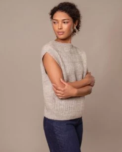 British Wool Stitch Tank -Celtic & Co Store 197089