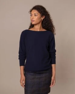 Supersoft Slash Neck Sweater -Celtic & Co Store 197323
