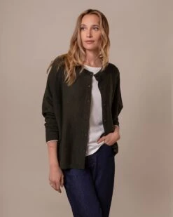 Fine Knit Merino Cardigan -Celtic & Co Store 197362