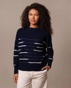 Tide Stripe Boat Neck Sweater -Celtic & Co Store 197376