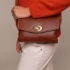 Twist Lock Rectangle Cross Body Bag -Celtic & Co Store 197379