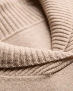 Lambswool Shawl Collar Sweater -Celtic & Co Store 197770