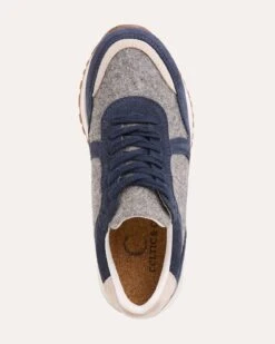 Wool Panel Sneakers -Celtic & Co Store 197880
