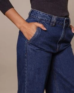 Wide Leg Cropped Jeans -Celtic & Co Store 199313