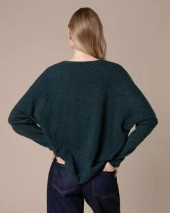 Lambswool Slouchy V Neck Sweater -Celtic & Co Store 199938