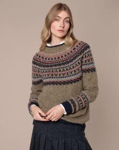 Donegal Fair Isle Yoke Sweater -Celtic & Co Store 199961