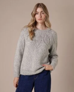 Leaf Yoke Sweater -Celtic & Co Store 200071