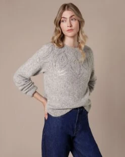 Leaf Yoke Sweater -Celtic & Co Store 200074