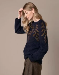 Botanical Yoke Sweater -Celtic & Co Store 200090