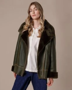 Sheepskin Aviator Jacket -Celtic & Co Store 200135