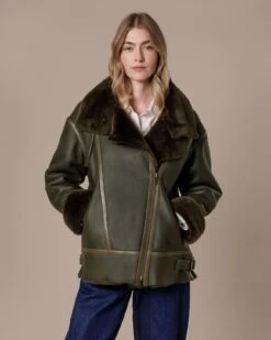 Sheepskin Aviator Jacket -Celtic & Co Store 200136