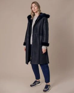 Drawcord Detail Hooded Coat 11 Drawcord Detail Hooded Coat -Celtic & Co Store 200140