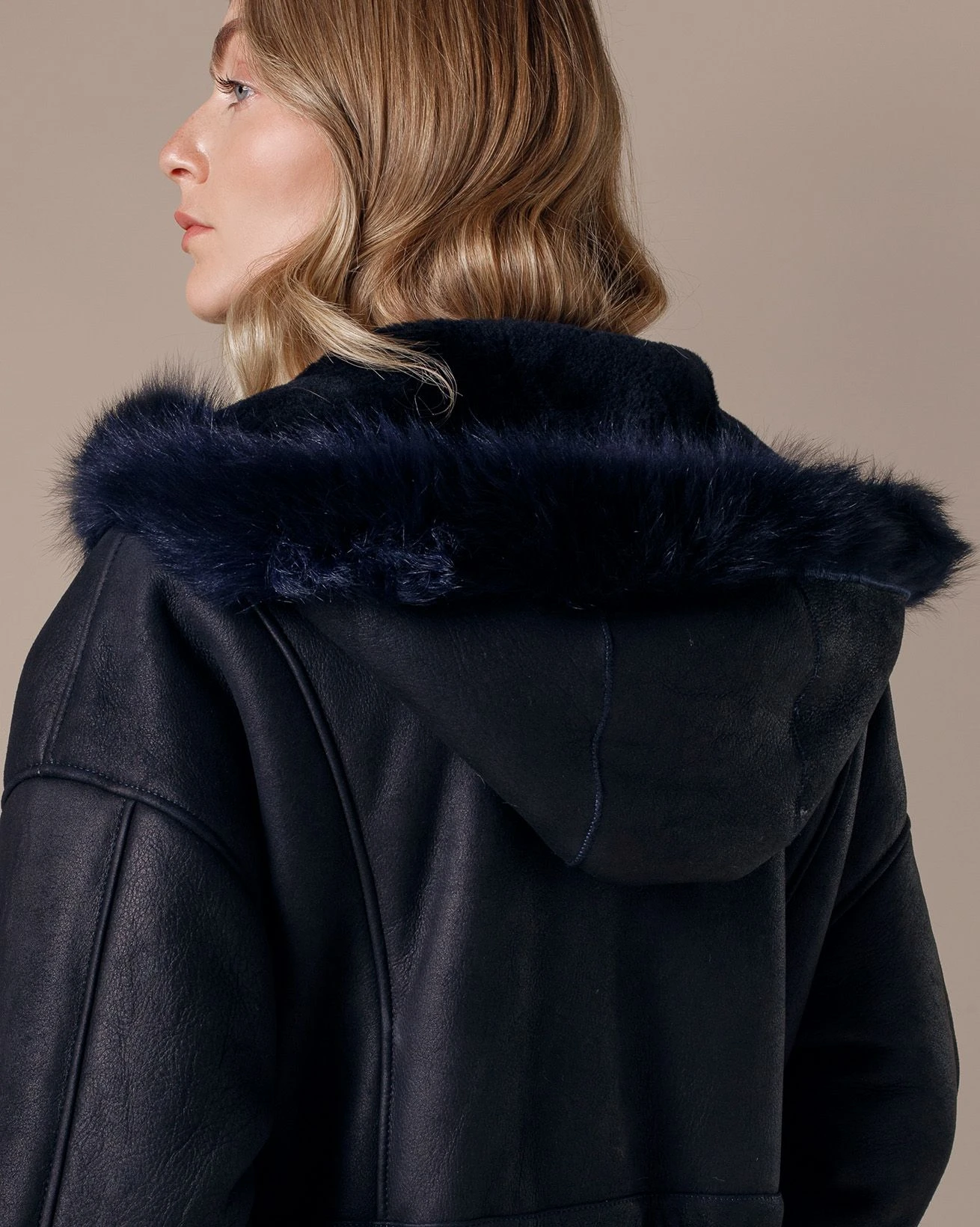 Drawcord Detail Hooded Coat 8 Drawcord Detail Hooded Coat - Image 6