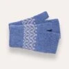 Lambswool Ripple Fair Isle Fingerless Gloves -Celtic & Co Store 200236
