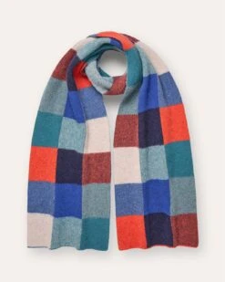 Brushed Check Scarf