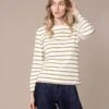 Organic Cotton Long Sleeve Stripe T Shirt -Celtic & Co Store 203938