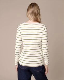 Organic Cotton Long Sleeve Stripe T Shirt -Celtic & Co Store 203940