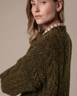 Kilcarra Tweed Coatigan -Celtic & Co Store 203979