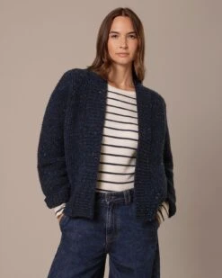 Donegal Garter Stitch Cardigan -Celtic & Co Store 203986