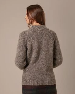 Donegal Funnel Neck Cardigan -Celtic & Co Store 204629