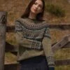 Donegal Fair Isle Yoke Sweater -Celtic & Co Store 204672