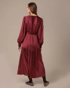 V Neck Tiered Maxi Dress -Celtic & Co Store 204727