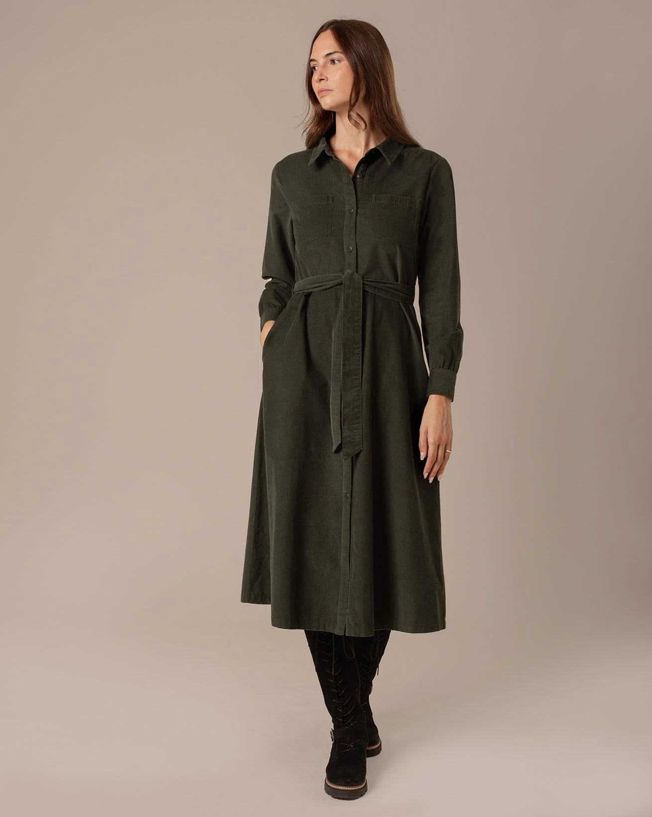 Midi Shirt Dress 5 Midi Shirt Dress - Image 3
