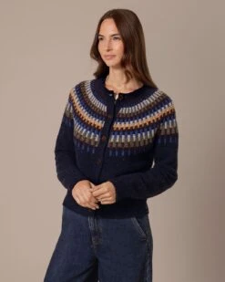 Stitch Yoke Cardigan -Celtic & Co Store 204783